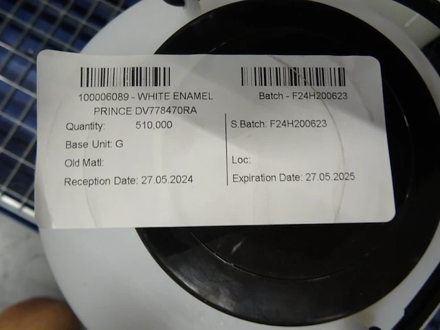80x 10kg white enamel prince dv778470ra - afbeelding 4 van  5