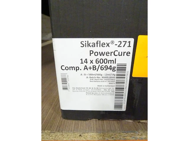80x 600ml sikaflex powercure - afbeelding 2 van  5