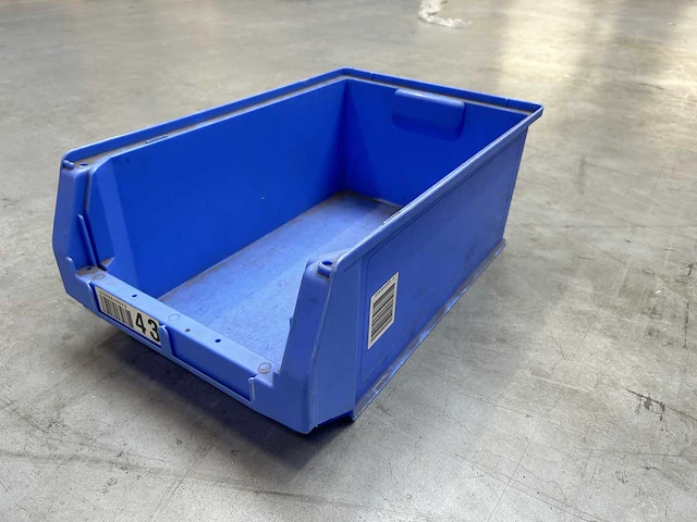 (80x) magazijnbak met grijpopening 500x300x200mm - afbeelding 1 van  5