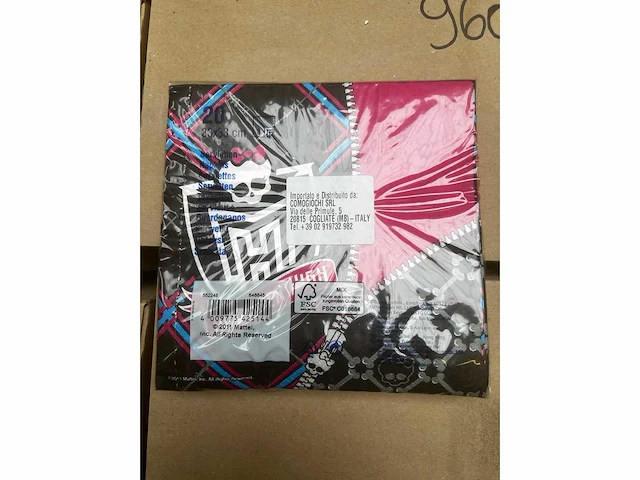 816x mattel - monster high - servetten - kitchen textile - afbeelding 3 van  4
