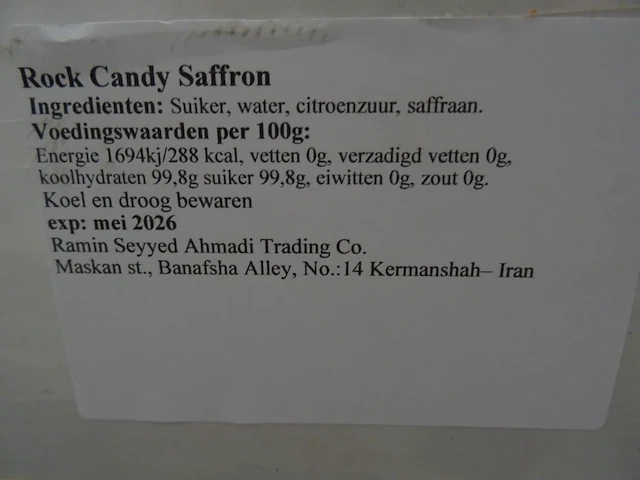 81x doos rock candy saffraan - afbeelding 4 van  4