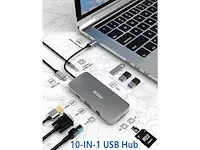 81x usb-c hub 10in1 - afbeelding 2 van  5