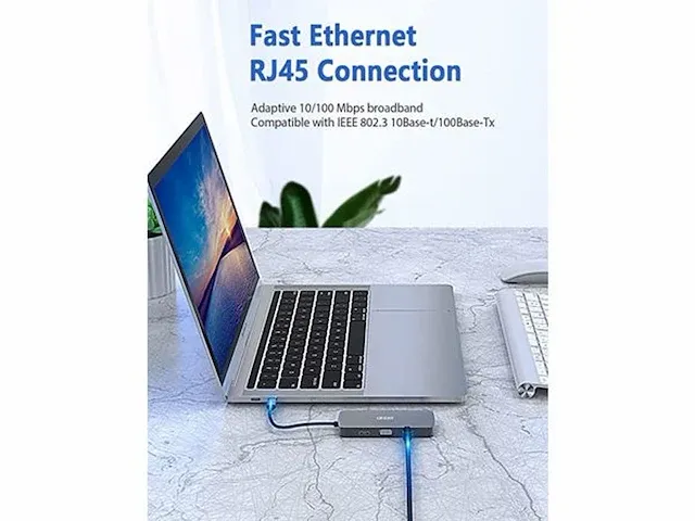81x usb-c hub 10in1 - afbeelding 4 van  5
