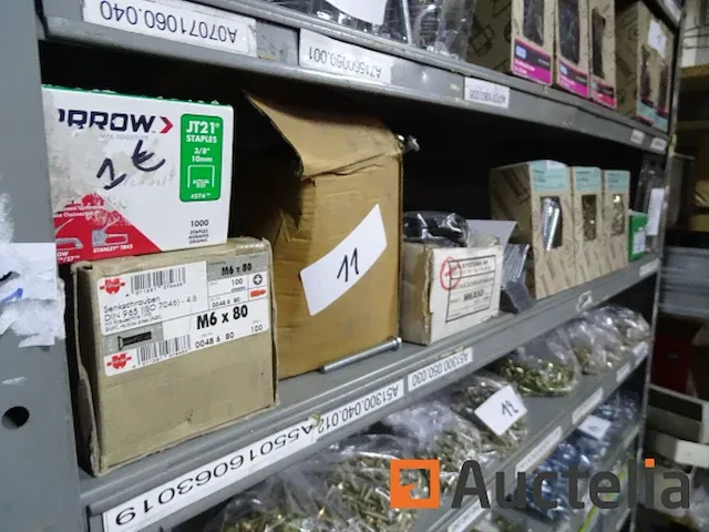 8250, houtschroeven, inbusschroeven, nietjes, brad spijkers, ringen, tirefonds - afbeelding 1 van  11