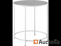 [8408-064] ronde booster tafel, getemperd glas bovenkant - afbeelding 2 van  2