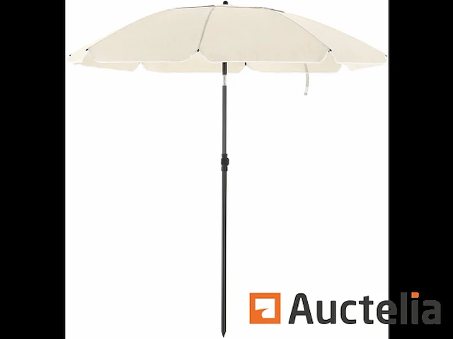 [8408-185] tuinparaplu ø 2 m, paraplu, bescherming upf 50+ beige - afbeelding 2 van  7