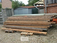 ±85 st partij houten balken - afbeelding 2 van  4