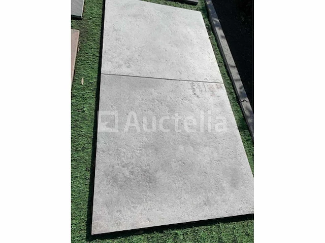 8,50m² buitentegels, salento grijs 60x60 x20mm gerectificeerd, steeneffect, nieuw verpakt - afbeelding 1 van  2