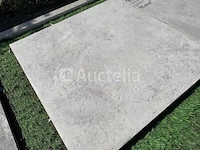 8,50m² buitentegels, salento grijs 60x60 x20mm gerectificeerd, steeneffect, nieuw verpakt - afbeelding 2 van  2