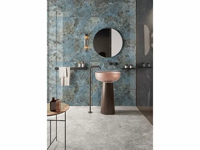 86,40m² - 60x12016cm - verona teal glossy gerectificeerd - afbeelding 1 van  3