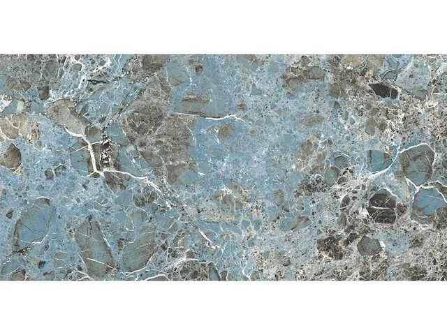 86,40m² - 60x12016cm - verona teal glossy gerectificeerd - afbeelding 2 van  3