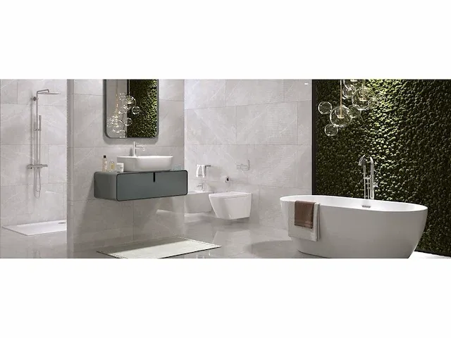 86,40m² - 60x120cm - armani bianco glossy gerectificeerd - afbeelding 1 van  2
