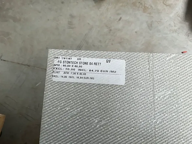 88,32m2 floorgres stontech stone 04 rett 80x80cm - afbeelding 3 van  3