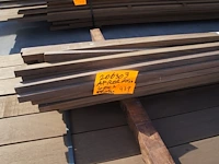 88,45 lm afrormosia geschaafd 40mm - afbeelding 2 van  5