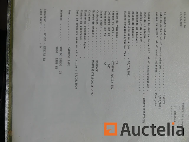[8904-00084] motorfiets hyusung gv650 (2009-4.454 km) - afbeelding 3 van  29