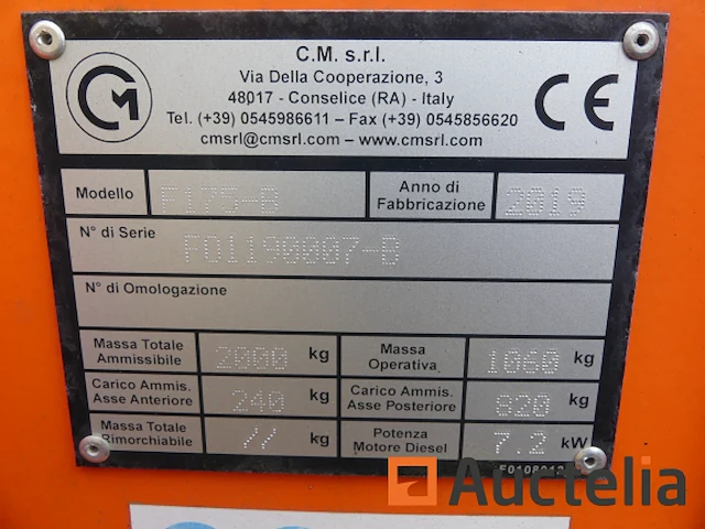 [8904-00087] bestrating asfalteermachine cm f175 - afbeelding 12 van  14