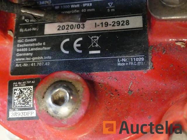 [8904-024] einhell gc-dp 1340 kelder vacuümpomp - afbeelding 6 van  6
