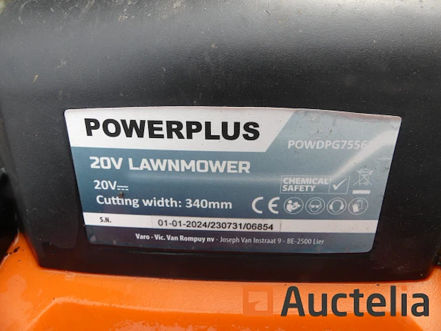 [8904-036] powerplus accu-grasmaaier powdpg 7556 - afbeelding 1 van  8