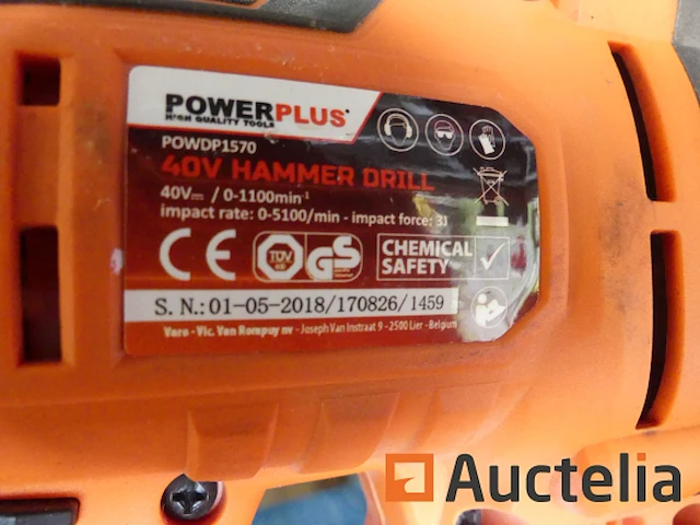 [8904-051] powerplus p0wdp 1570 boorhamer, powerplus powdp 25100 reciprozaag - afbeelding 13 van  15