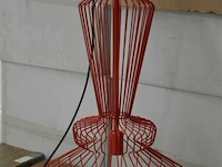 ±8dozen x 1st designlamp draad rood 45x45x77 cm - afbeelding 2 van  5