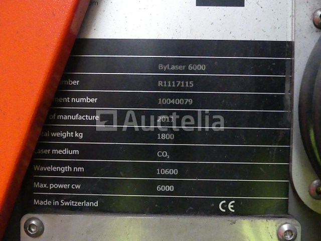 8m co² lasersnijmachine met koeler en dampzuiging bystronic bylaser 6000 - afbeelding 28 van  31