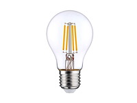 8w a60 filament led bulb 2700k (100x)