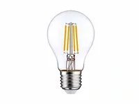 8w e27 a60 filament led bulb 2700k (100x) - afbeelding 1 van  3
