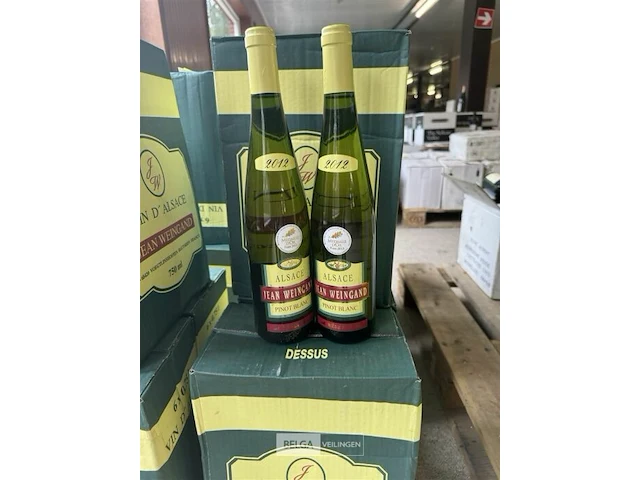 8x 1 doos alsace jean weingand pinot blanc 2012 - afbeelding 1 van  4