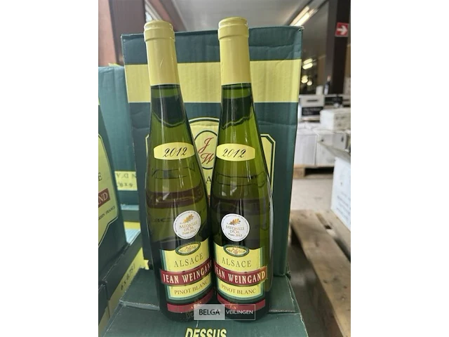 8x 1 doos alsace jean weingand pinot blanc 2012 - afbeelding 3 van  4