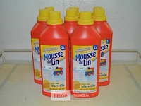 8x 1l mousse de lin zeep marseille - afbeelding 1 van  2