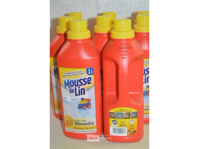 8x 1l mousse de lin zeep marseille - afbeelding 2 van  2