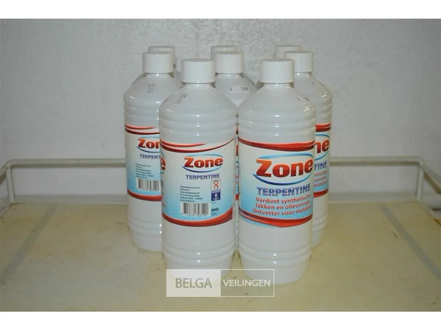 8x 1l zone terpentine - afbeelding 1 van  2