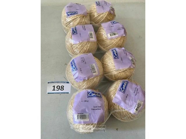 8x 250gr paktouw sisal - afbeelding 1 van  3