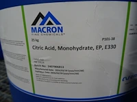8x 25kg citric acid monohydrate ep e330 - afbeelding 2 van  2