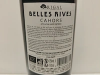 8x 75cl belles rives rigal cahors - afbeelding 2 van  2