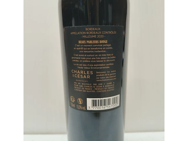 8x 75cl bordeaux parleurs - afbeelding 2 van  2