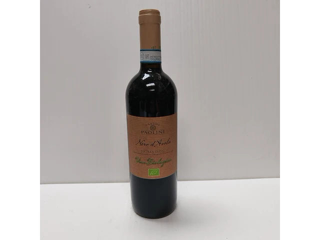 8x 75cl paolini nero d'avola vino biologico - afbeelding 1 van  2