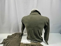 (8x) bundesheer functional longsleeve shirt legergroen - afbeelding 3 van  5