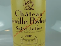 8x chateau leoville poyferré 2001 - afbeelding 2 van  2