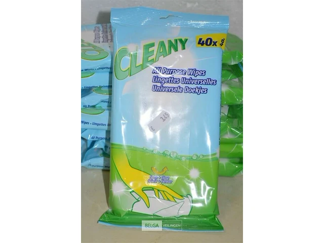 8x cleany universele doekjes - afbeelding 2 van  2
