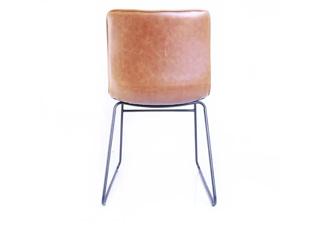 8x cognac design eetkamerstoel sm - afbeelding 4 van  4