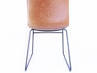 8x cognac design eetkamerstoel sm - afbeelding 4 van  4