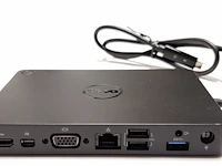 8x dell wd15 dockgin station for laptop, zonder voeding - afbeelding 1 van  3
