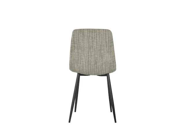 8x design eetkamerstoel beige chenille - afbeelding 4 van  6