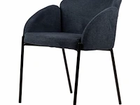 8x design eetkamerstoel blauw weave - afbeelding 1 van  6