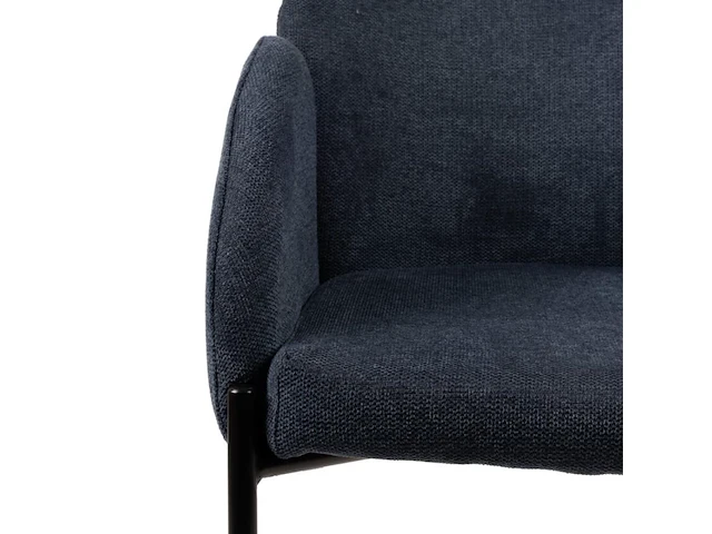 8x design eetkamerstoel blauw weave - afbeelding 3 van  6