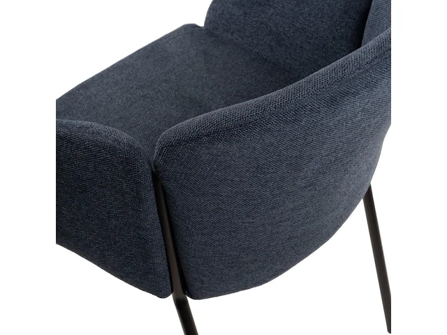 8x design eetkamerstoel blauw weave - afbeelding 5 van  6