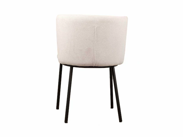 8x design eetkamerstoel wit weave - afbeelding 3 van  4