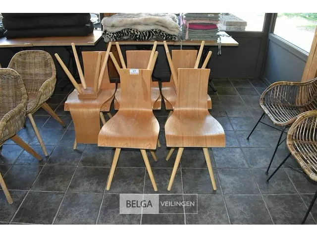 8x design veranda stoel hout - afbeelding 1 van  2