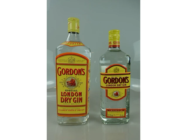 8x gordon's london dry gin - afbeelding 1 van  4